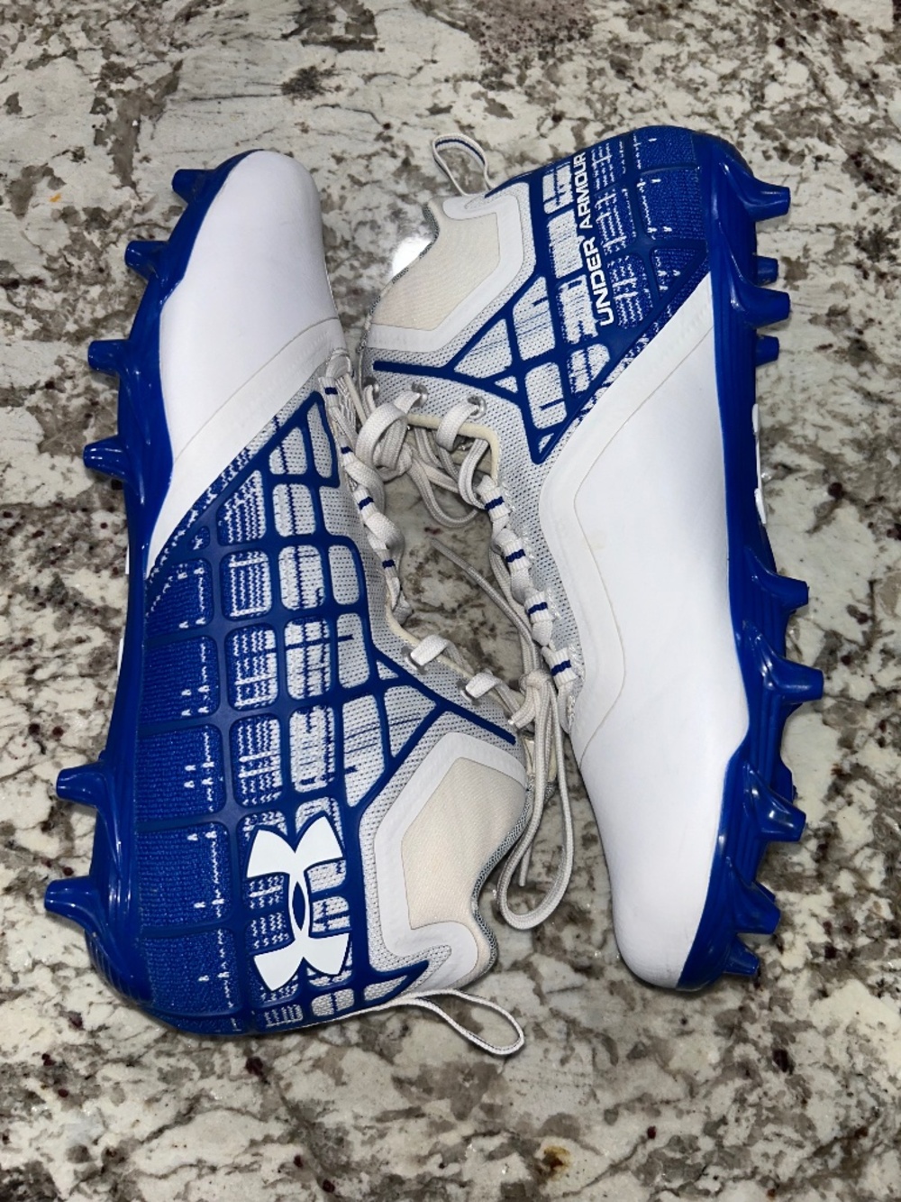 Under Armour Men's Banshee Mid MC Lacrosse Cleats Men’s 10.5